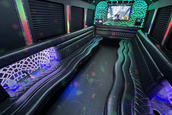 Denton Limo Bus Interior