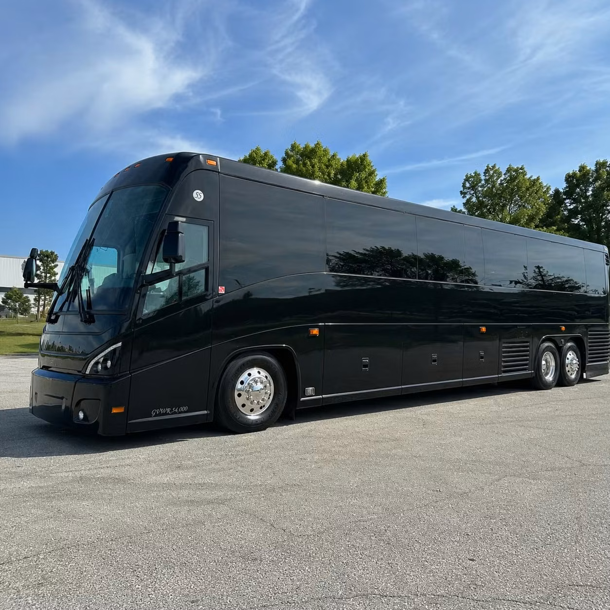 56 passenger charter bus