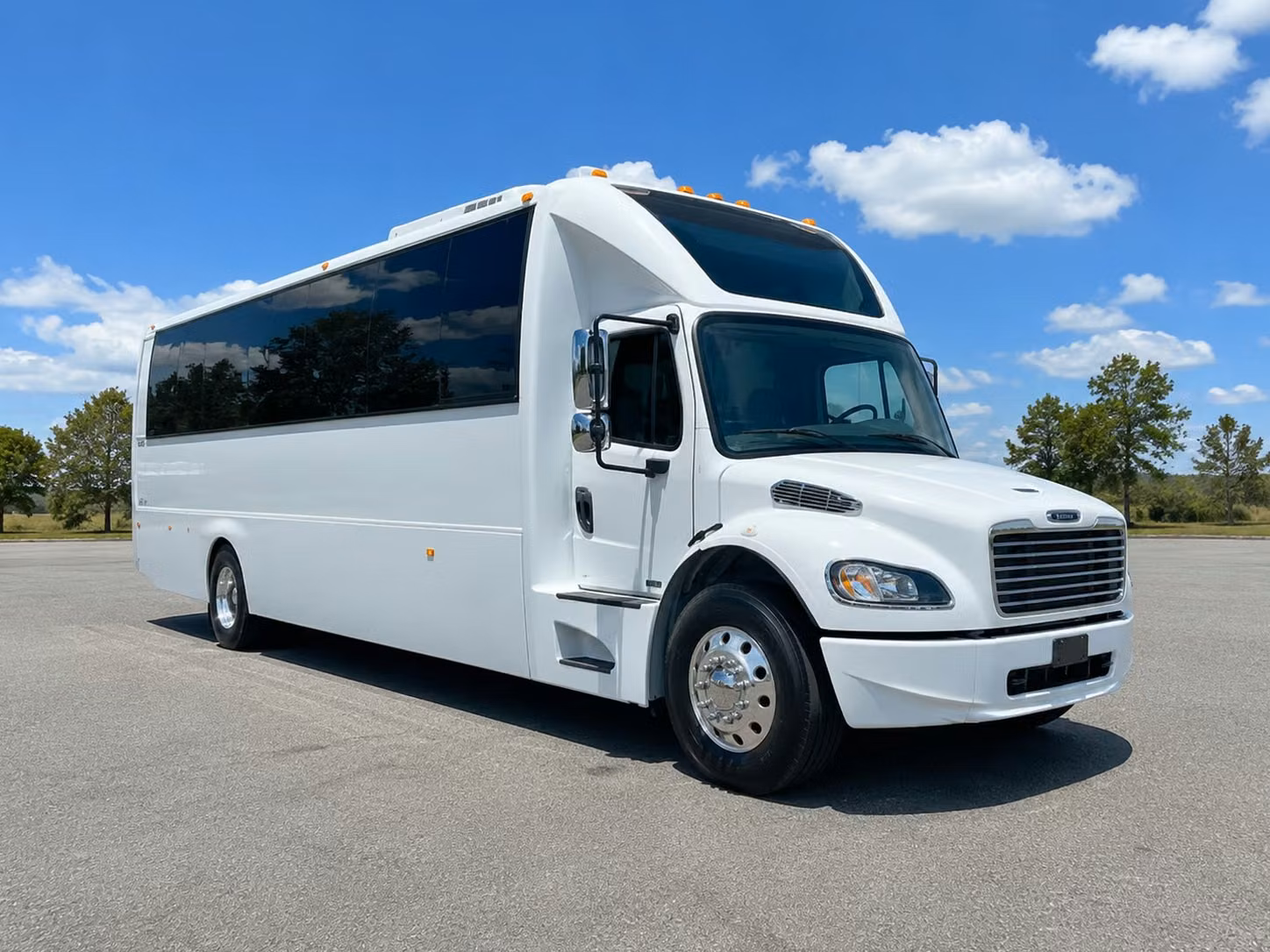 book a party bus for concert nights on fry street and the denton square