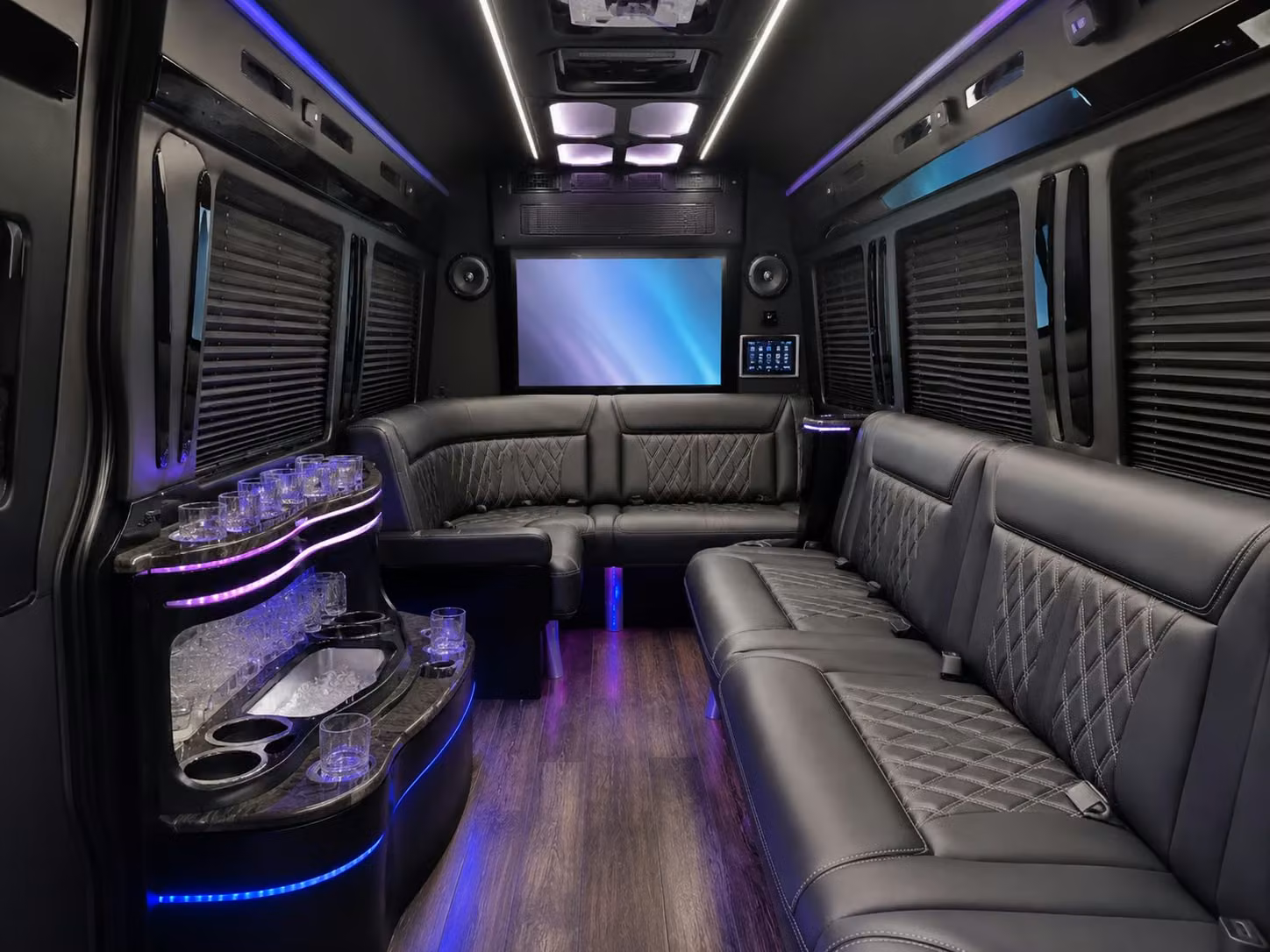 bus rental options for denton trips