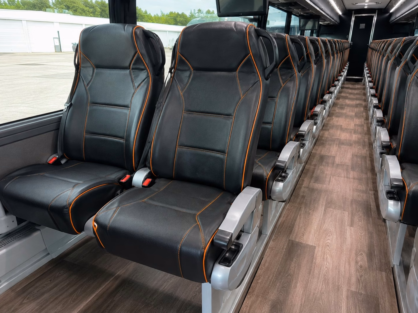 denton wedding shuttle services bus rentals