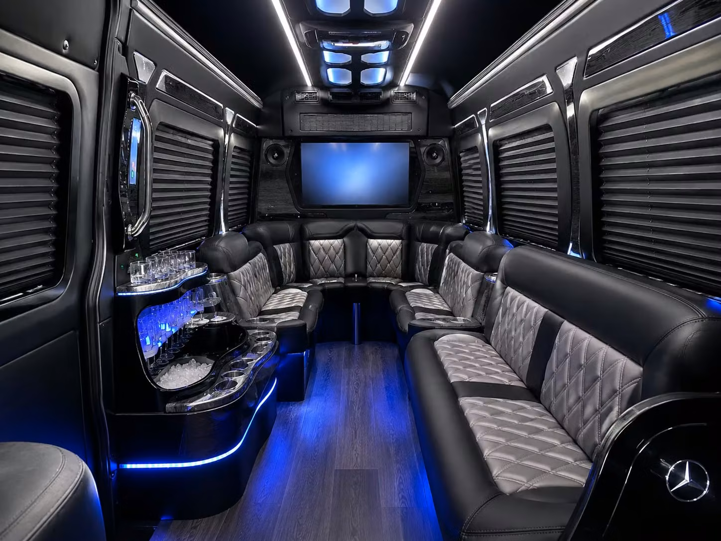 sprinter van transportation for groups and events across denton